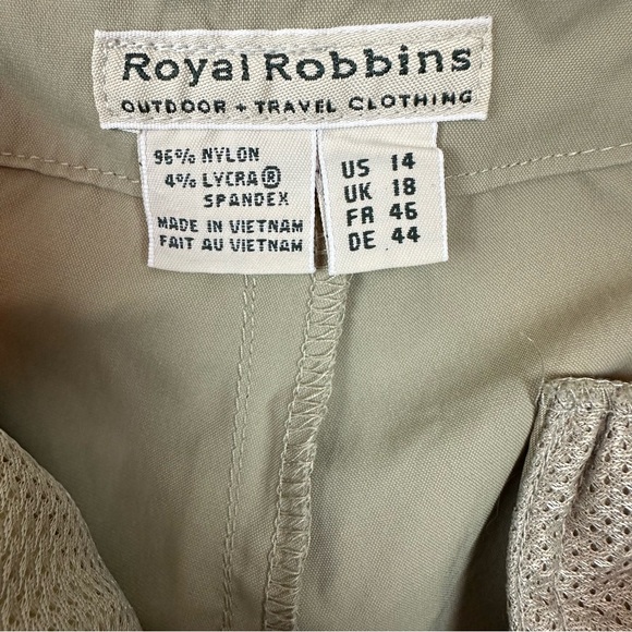 Royal Robbins Stretch Nylon Zip Up Hiking Pants 14 - Picture 2 of 9
